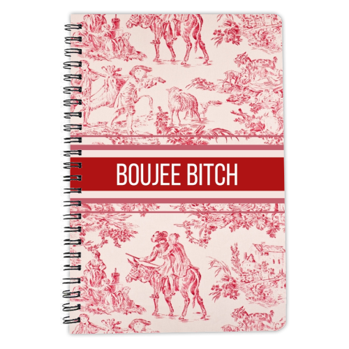 BOUJEE BITCH - personalised A4, A5, A6 notebook by Lilly Rose