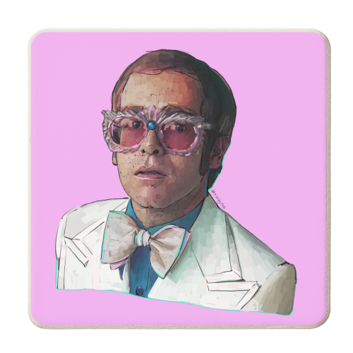 Bow Tie - personalised beer coaster by Beverley Rae