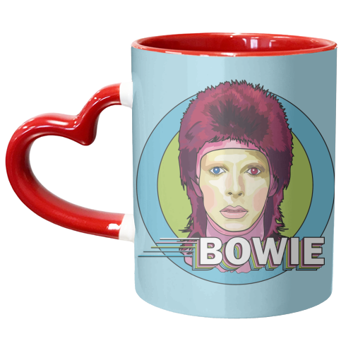 Bowie Collection - unique mug by Catherine Critchley.