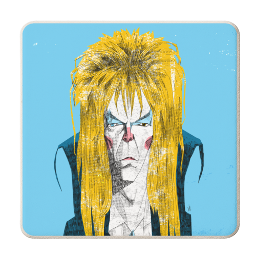Bowie - Labyrinth - personalised beer coaster by Alexander Jackson