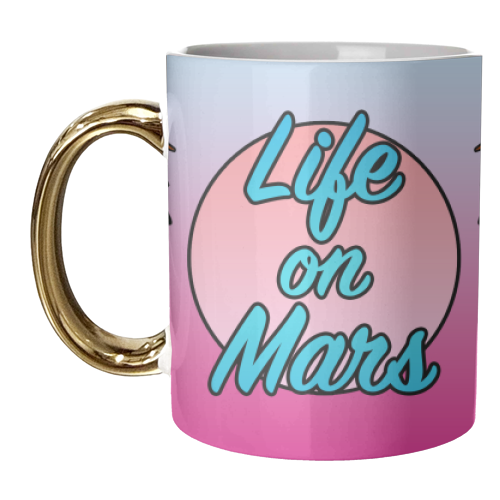 Bowie - Life on Mars - unique mug by Bite Your Granny