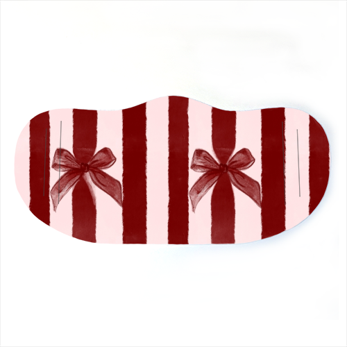 Bows and Ribbons - face cover mask by Yaz Raja