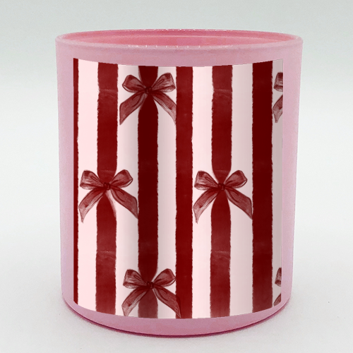 Bows and Ribbons - scented candle by Yaz Raja