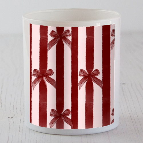 Bows and Ribbons - scented candle by Yaz Raja