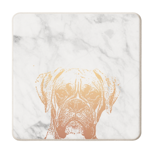 BOXER DOG - personalised beer coaster by Wallace Elizabeth