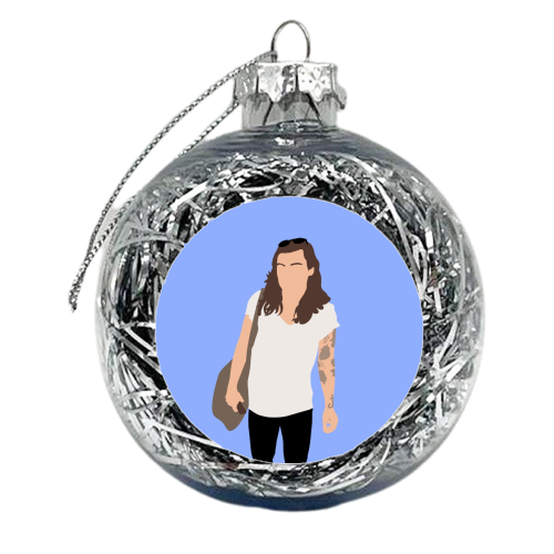 Boy band styles airport 2016 - xmas bauble by The Girl Next Draw