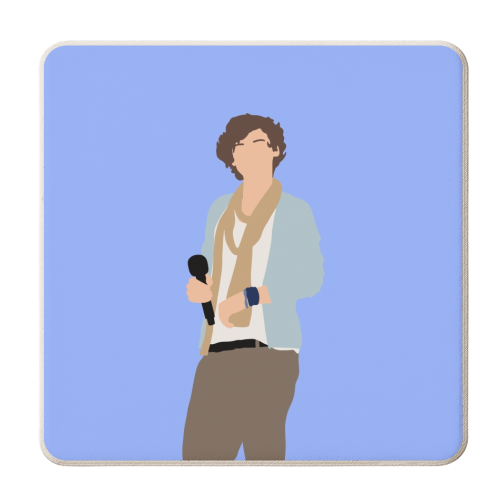 Boy band styles audition 2010 - personalised beer coaster by The Girl Next Draw