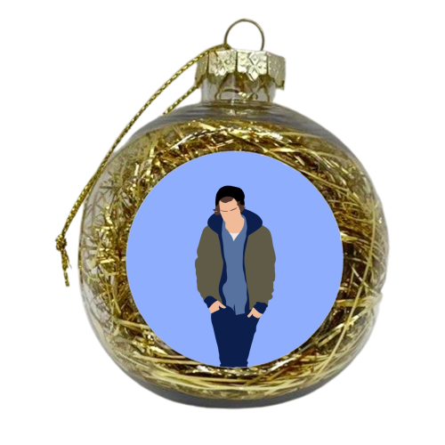 Boy band styles casual 2012 - xmas bauble by The Girl Next Draw