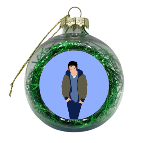 Boy band styles casual 2012 - xmas bauble by The Girl Next Draw