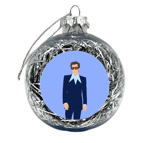 Boy band styles collar 2022 - xmas bauble by The Girl Next Draw