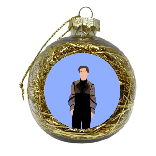 Boy band styles frill 2019 - xmas bauble by The Girl Next Draw