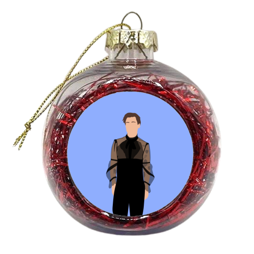 Boy band styles frill 2019 - xmas bauble by The Girl Next Draw