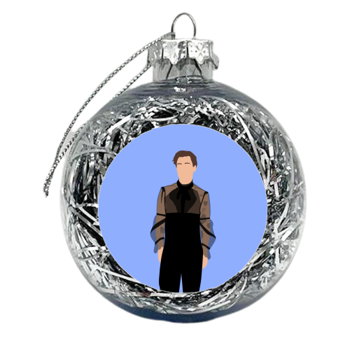 Boy band styles frill 2019 - xmas bauble by The Girl Next Draw