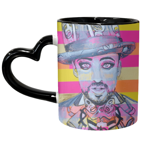 Boy George - unique mug by Kirstie Taylor