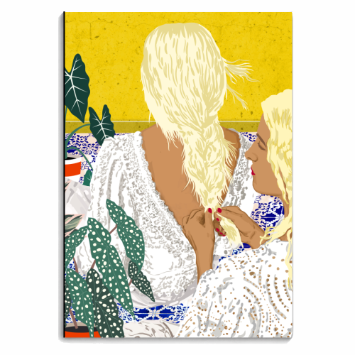 Braid Besties - personalised A4, A5, A6 notebook by Uma Prabhakar Gokhale