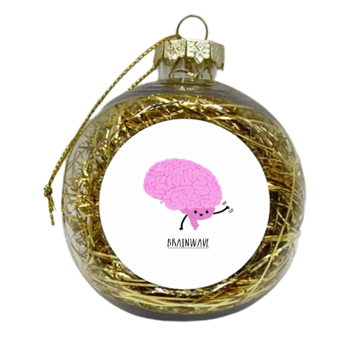 Brainwave - xmas bauble by Leeann Walker