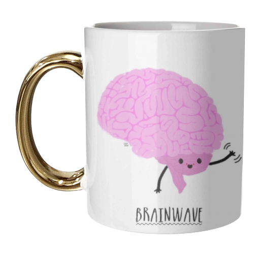 Brainwave - unique mug by Leeann Walker