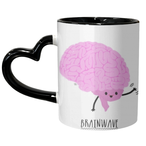 Brainwave - unique mug by Leeann Walker