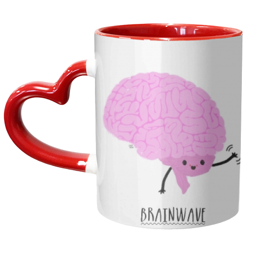 Brainwave - unique mug by Leeann Walker