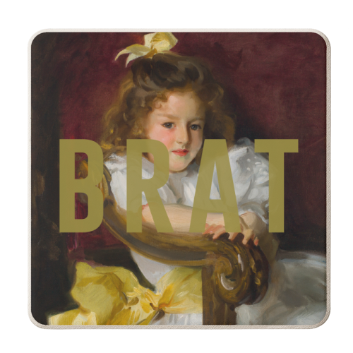 BRAT - personalised beer coaster by The 13 Prints