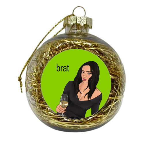brat summer - xmas bauble by The Queer Store