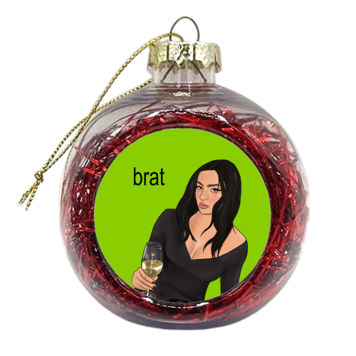 brat summer - xmas bauble by The Queer Store