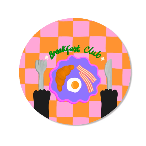 Breakfast Club - Magnet by The Paper Tail
