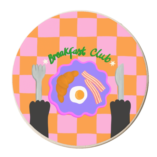 Breakfast Club - personalised beer coaster by The Paper Tail