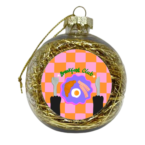 Breakfast Club - xmas bauble by The Paper Tail