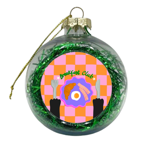 Breakfast Club - xmas bauble by The Paper Tail