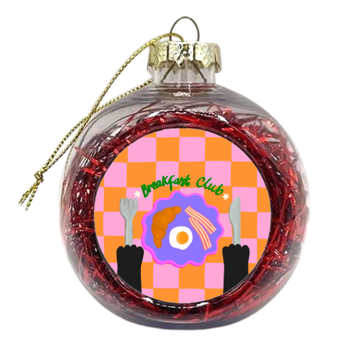 Breakfast Club - xmas bauble by The Paper Tail