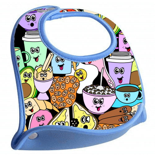 Breakfast - feeding bib by Sophie Florence Design