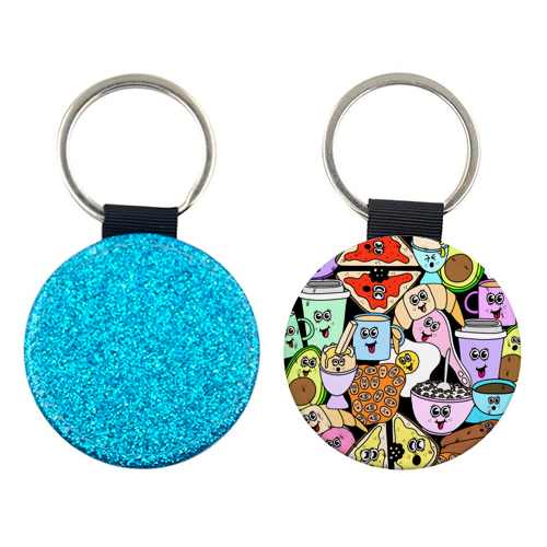 Breakfast - keyring by Sophie Florence Design