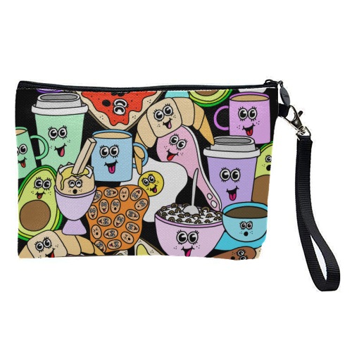 Breakfast - pretty makeup bag by Sophie Florence Design