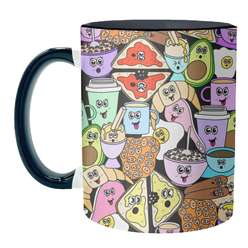 Breakfast - unique mug by Sophie Florence Design