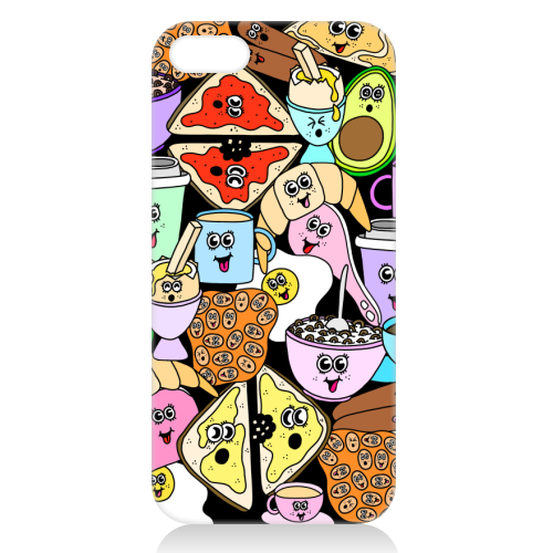Breakfast - unique phone case by Sophie Florence Design