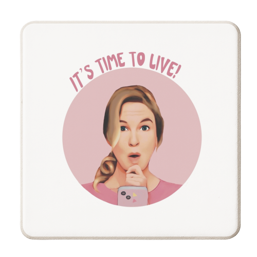 Bridget Jones Inspired Design - personalised beer coaster by Giddy Kipper