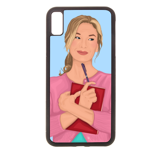 Bridget Jones Inspired Illustration - stylish phone case by By Rosybum