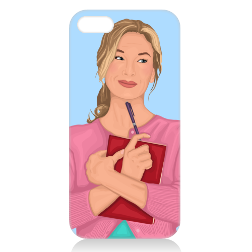 Bridget Jones Inspired Illustration - unique phone case by By Rosybum