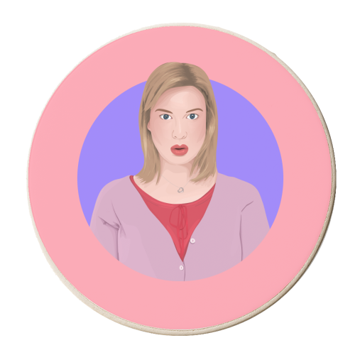 Bridget Jones - personalised beer coaster by Pink and Pip