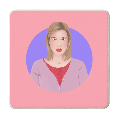 Bridget Jones - personalised beer coaster by Pink and Pip