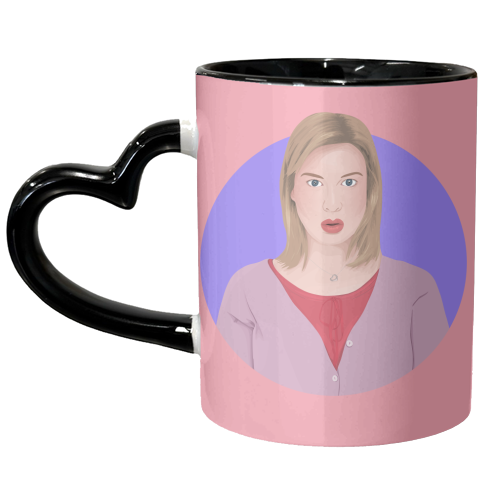 Bridget Jones - unique mug by Pink and Pip