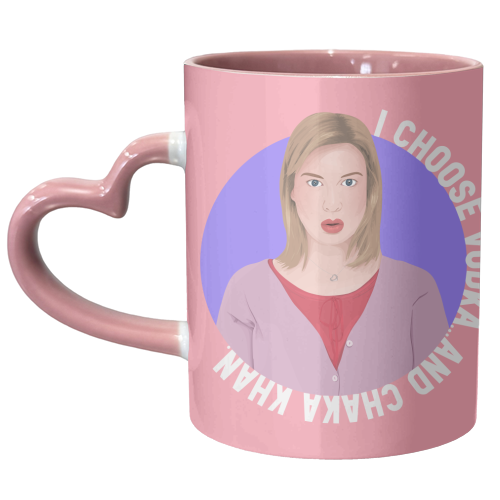 Bridget Jones Vodka - unique mug by Pink and Pip