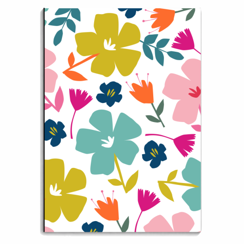Bright flowers - personalised A4, A5, A6 notebook by The Boy and the Bear