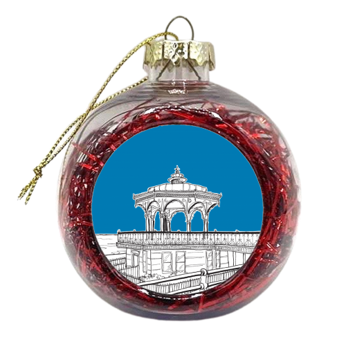 Brighton Bandstand - xmas bauble by Adam Regester