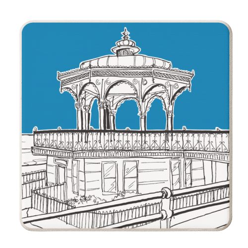 Brighton Bandstand - personalised beer coaster by Adam Regester