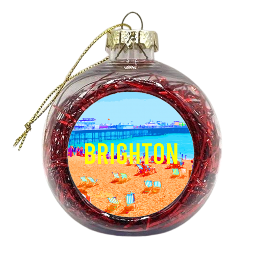BRIGHTON BEACH - xmas bauble by AP