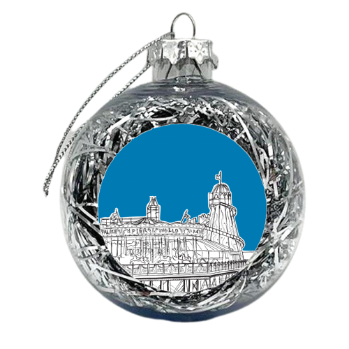 Brighton Palace Pier Fun Fair - xmas bauble by Adam Regester