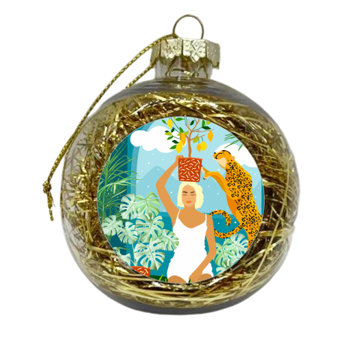 Bring the jungle home - xmas bauble by Uma Prabhakar Gokhale