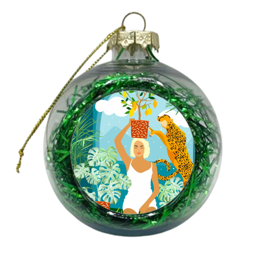 Bring the jungle home - xmas bauble by Uma Prabhakar Gokhale